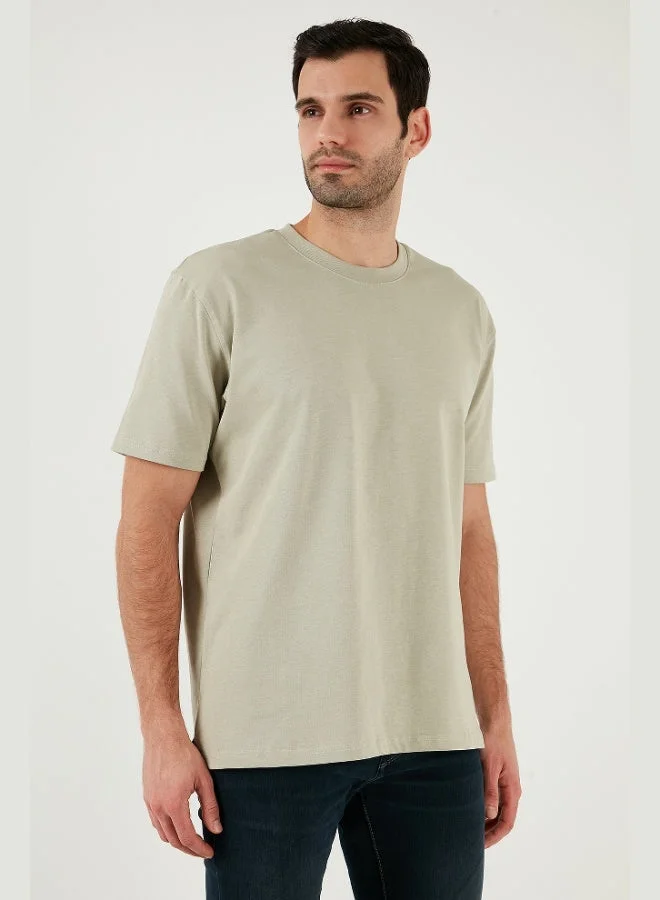Buratti Buratti Cotton Relaxed Fit Zero Collar T Shirt Men's T SHIRT 5905446